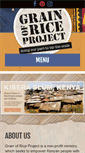 Mobile Screenshot of grainofriceproject.org
